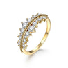 Anel Noivado Com Pedra Moissanite Ouro / 12 A. M Gold - 11