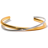 Bracelete Duocolor Dourado Pulseiras 3007