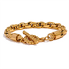 Pulseira Com Elos Groumet Fecho T Dourado Pulseira 54